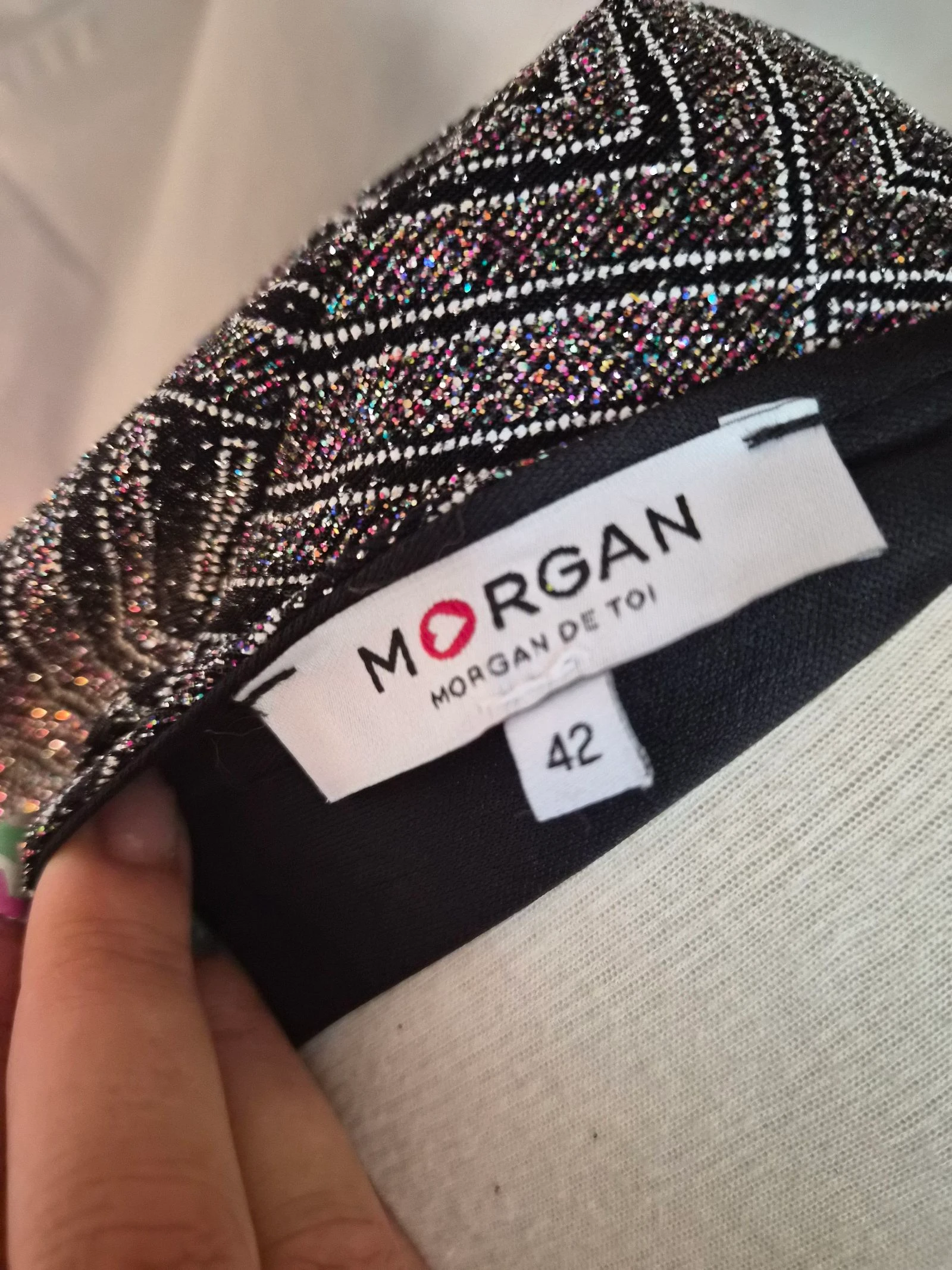 Robe paillettes dos échancré Morgan taille 42/XL